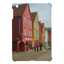 Norway, Bergen,painted houses on the waterfront Case For The iPad Mini