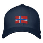 Norway flag embroidered flexfit wool hat embroidered hats