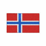 Norway flag embroidered men's polo shirt embroidered shirts