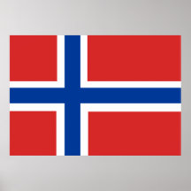 Norway Flag Print