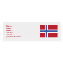 Norway - Skinny business cards