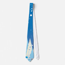 Norway Spruce Forest in the Snow Custom Tie