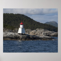 Norway, Stavanger. Views along Lysefjord. Print