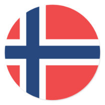 norway round stickers