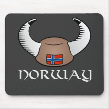 Norway Viking Hat Mouse Pads