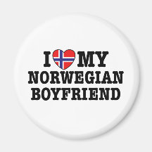 Norwegian Boyfriend Fridge Magnets