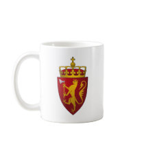 "Norwegian Coat of Arms" Coffee Mug