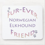 Norwegian Elkhound Furever Mouse Pad