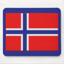"Norwegian Flag" Mouse Pads