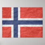 Norwegian Flag Print