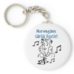 Norwegian Girls Rock Key Chain