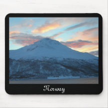 Norwegian Sunrise Mouse Pads