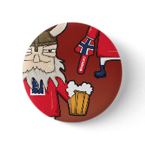 Norwegian Viking Fan Button