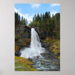 Norwegian Waterfall Poster posters