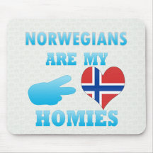 Norwegians are my Homies Mousepad