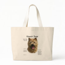 Norwich Terrier History Design Canvas Bag