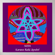NOSA-  Karuna Reiki Healing Symbol Print