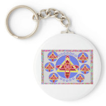 NOSA - Karuna REIKI symbol art by Navin Joshi Key Chain