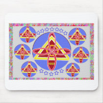 NOSA - Karuna REIKI symbol art by Navin Joshi Mouse Pads