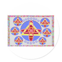 NOSA - Karuna REIKI symbol art by Navin Joshi Sticker