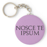 Nosce Te Ipsum keychains