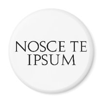 Nosce Te Ipsum Refrigerator Magnets