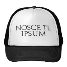 Nosce Te Ipsum Mesh Hat