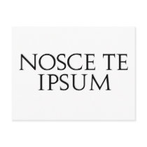 Nosce Te Ipsum Post Card