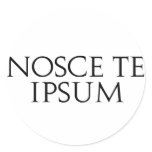 Nosce Te Ipsum stickers
