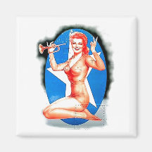 Nose Art Magnet