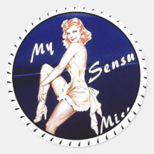 NOSE ART ROUND STICKERS