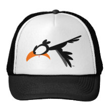 Nose-diving lil' birdie :) trucker hat