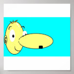 nose hair Larry Poster