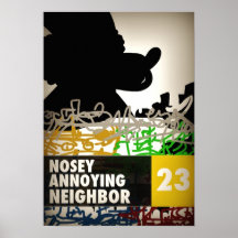 Nosey Annoying Neighbour Print