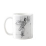 nosey faery at keyhole coffee mug