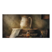 Nostalgia - The Water Pitcher Customized Photo Card