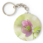 Nostalgic Hellebore Flower Art keychains