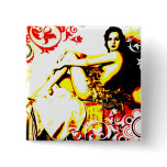 Nostalgic Seduction - Vintage Retro buttons