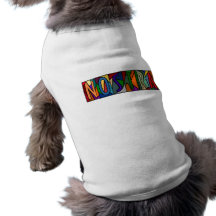 NOSTRA ~ PERSONALIZED BIG LETTER PET-WARE FOR DOGS DOG CLOTHING