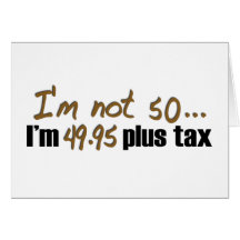 Not 50 $49.95 Plus Tax Cards