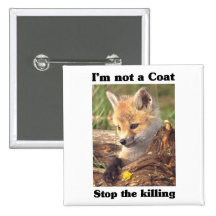 Not A Coat-Fox Button