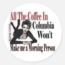 Not a Morning Person Sticker