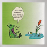 not a prince frog posters