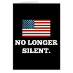 Not a Racist. Not Violent. No Longer Silent. cards