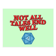 Not All Tales End Well Postcards