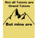 Not all Tetons are Grand Tetons, Bu... t-shirts