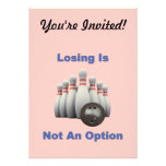 Not An Option Bowling Personalised Announcements