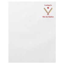 Not An Option Cricket Personalized Flyer