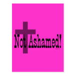 Not Ashamed! Romans 1:16 (with Cross) Postcards