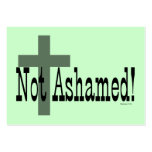 Not Ashamed! Romans 1:16 (with Cross) Tract Cards/ Business Card Templates